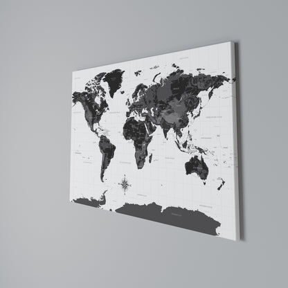 GLOBAL SHADOWS Stampa su tela orizzontale
