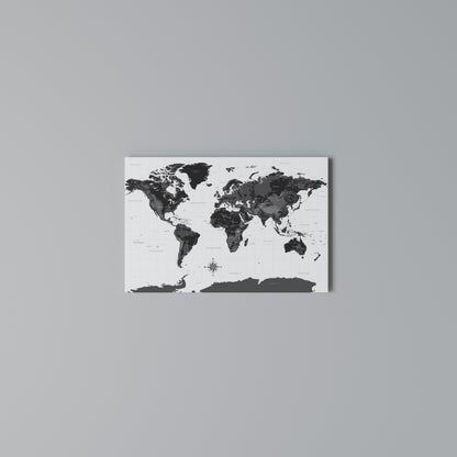 GLOBAL SHADOWS Stampa su tela orizzontale