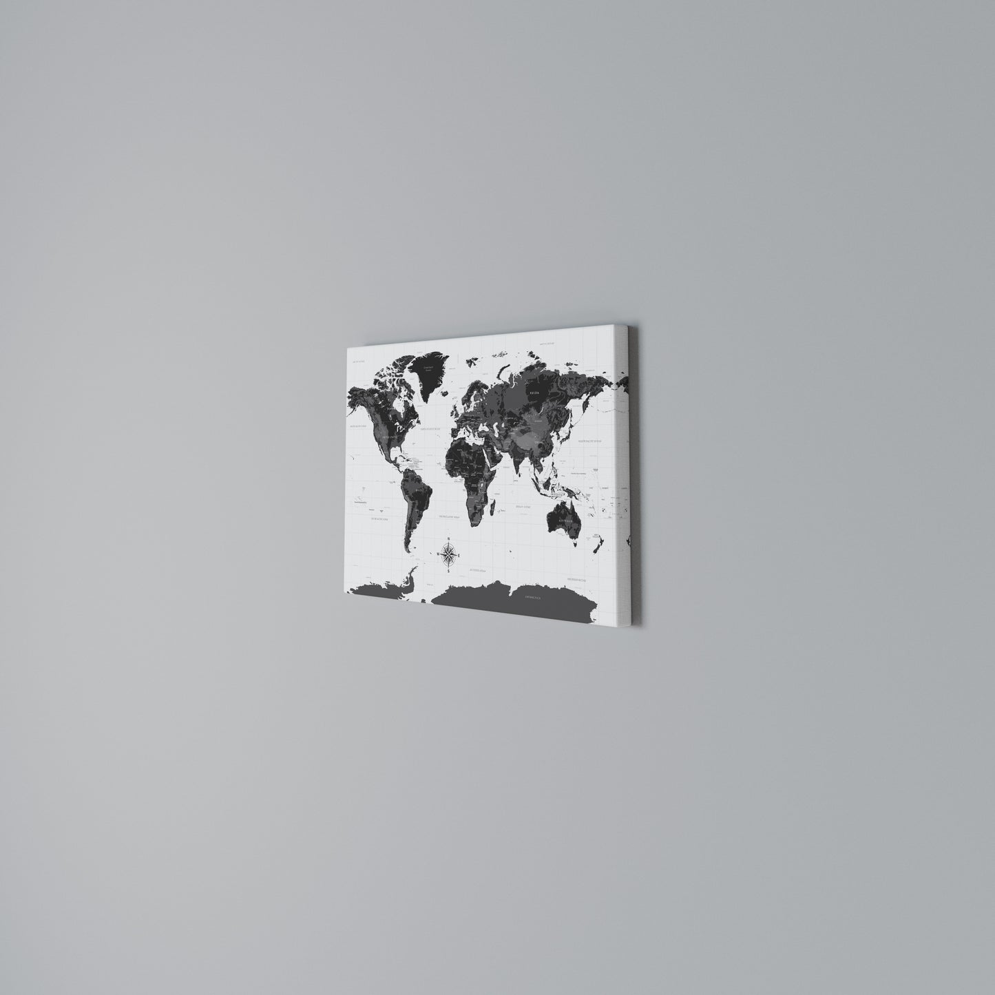 GLOBAL SHADOWS Stampa su tela orizzontale