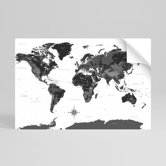 Poster orizzontale staccabile e attaccabile GLOBAL SHADOWS
