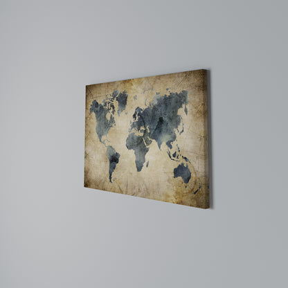 VINTAGE WORLDVIEW Stampa su tela orizzontale