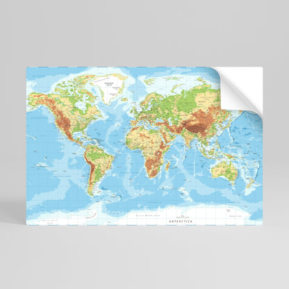 Poster orizzontale staccabile e attaccabile CONTINENTAL COLOR SYMPHONY