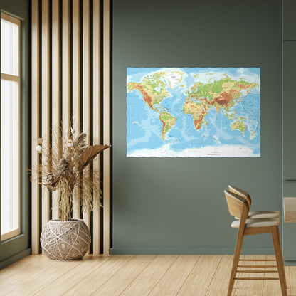 Poster orizzontale staccabile e attaccabile CONTINENTAL COLOR SYMPHONY