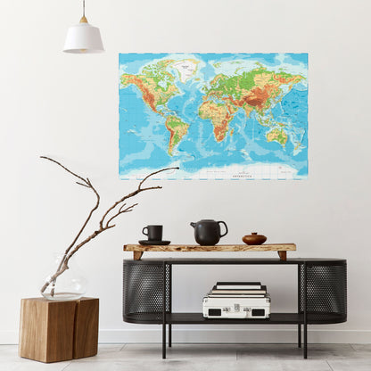 Poster orizzontale staccabile e attaccabile CONTINENTAL COLOR SYMPHONY