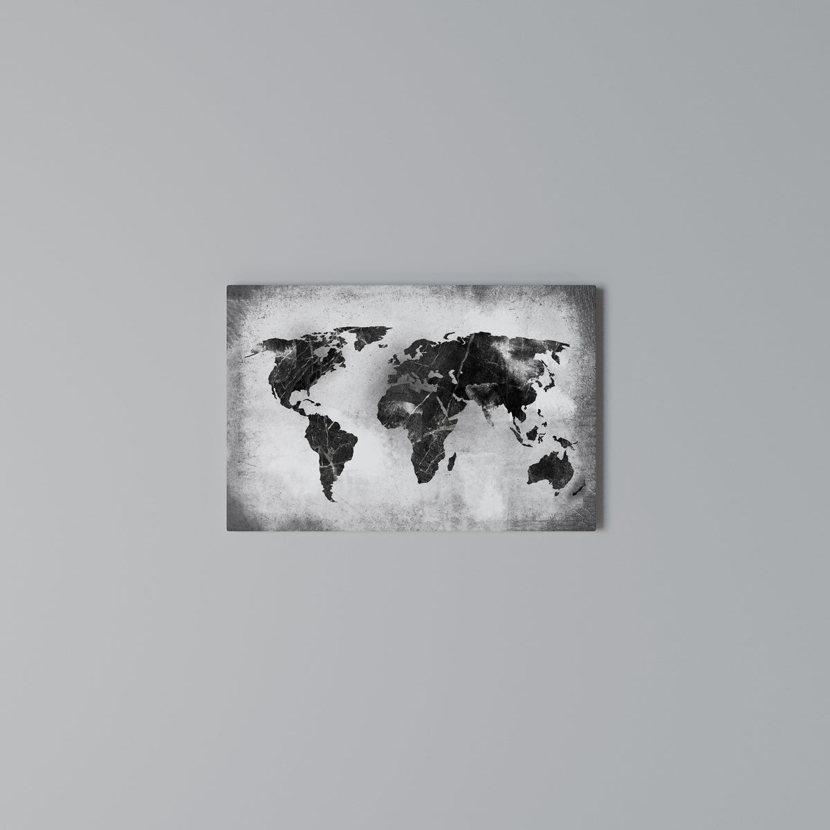 SHADOWED CONTINENTS Stampa su tela orizzontale
