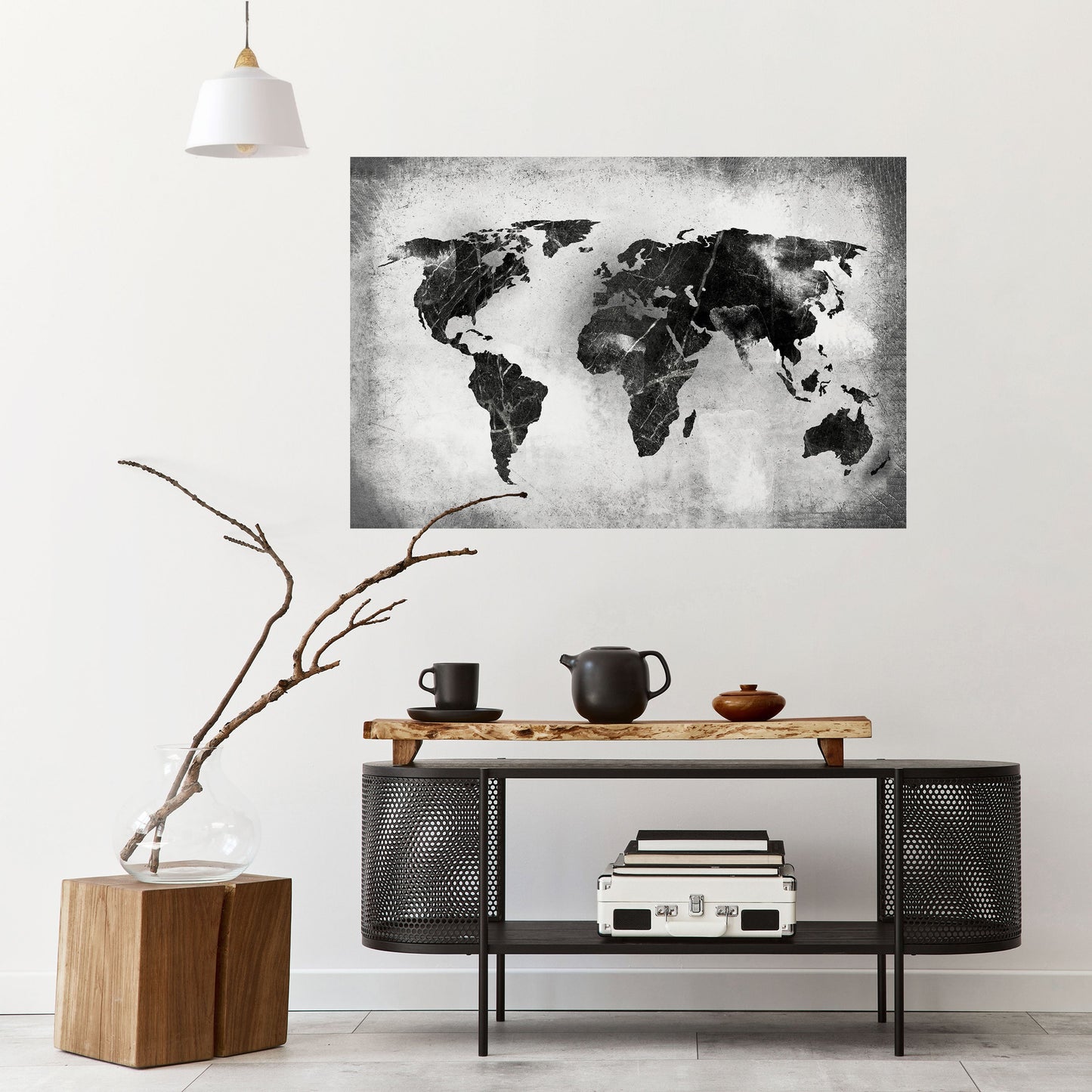 CONTINENTI IN OMBRA Poster orizzontale staccabile e attaccabile
