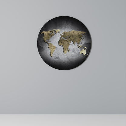 Golden Globe Treasure - Decorazione murale rotonda