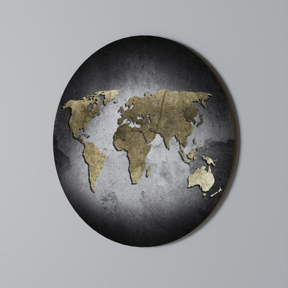 Golden Globe Treasure - Decorazione murale rotonda