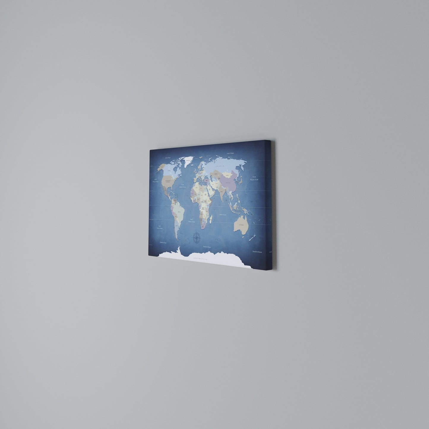 MAP OF DISCOVERY Stampa su tela orizzontale