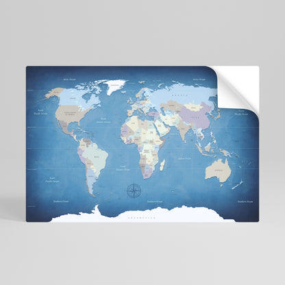 MAPPA DELLA SCOPERTA Poster orizzontale staccabile e attaccabile