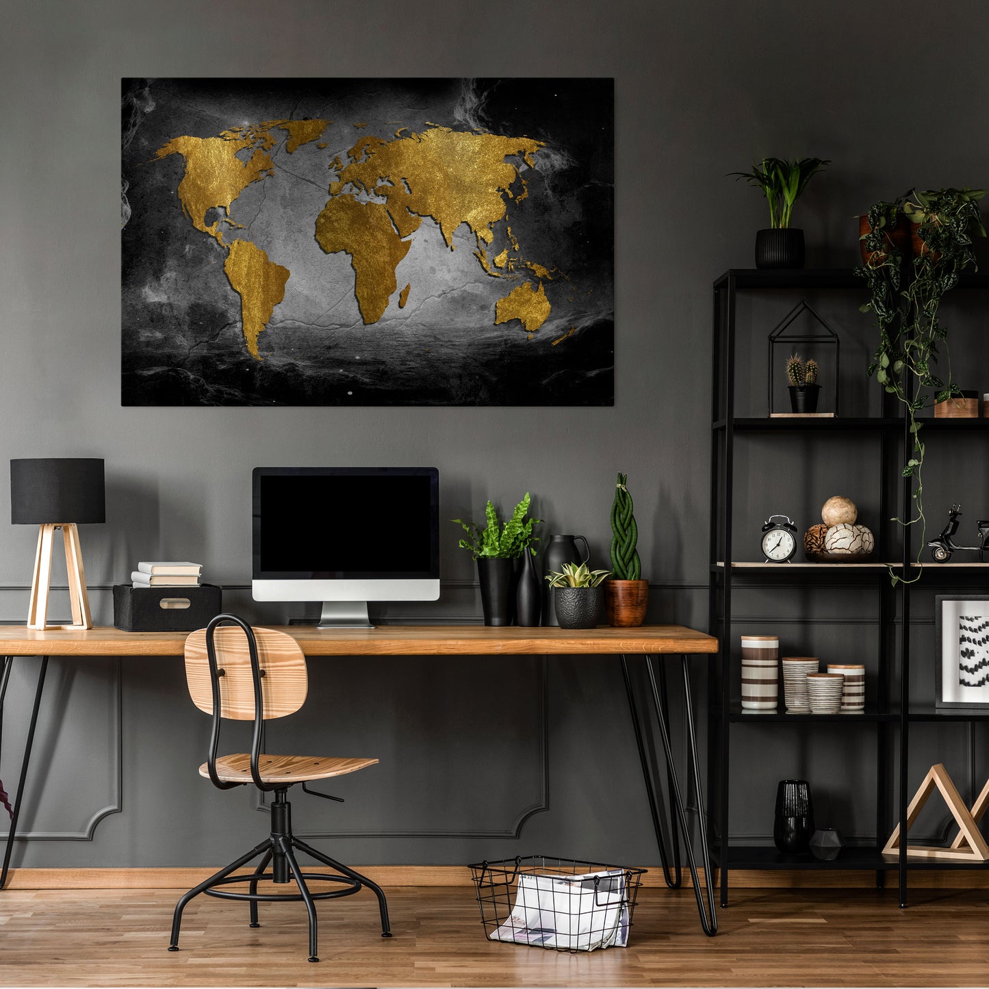 DARK WORLDVIEW Stampa su tela orizzontale