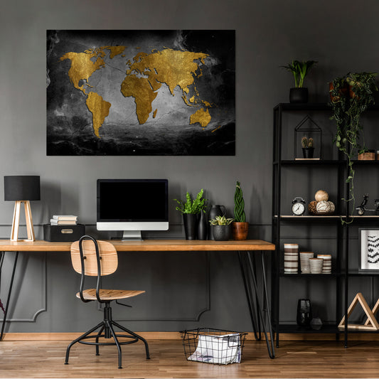 DARK WORLDVIEW Stampa su tela orizzontale