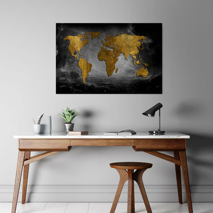 DARK WORLDVIEW Stampa su tela orizzontale