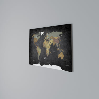 CONTINENTS OF CREATIVITY Stampa su tela orizzontale