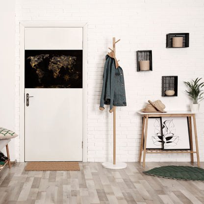 GOLDEN GEOGRAPHY Peel and Stick Horizontal Poster