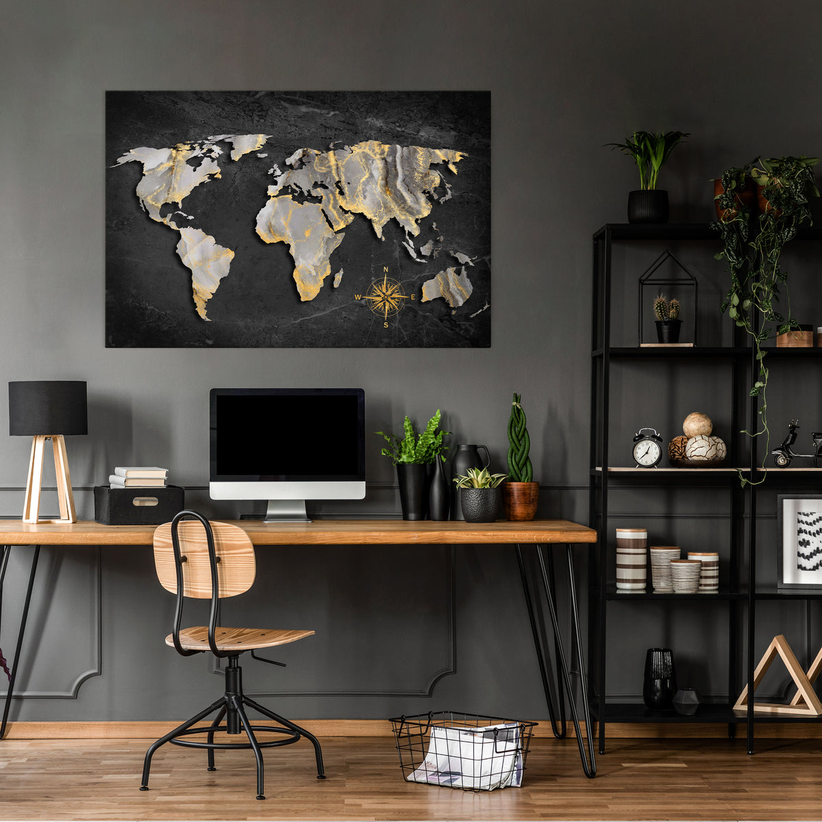 ELEGANT WORLDWIDE Stampa su tela orizzontale
