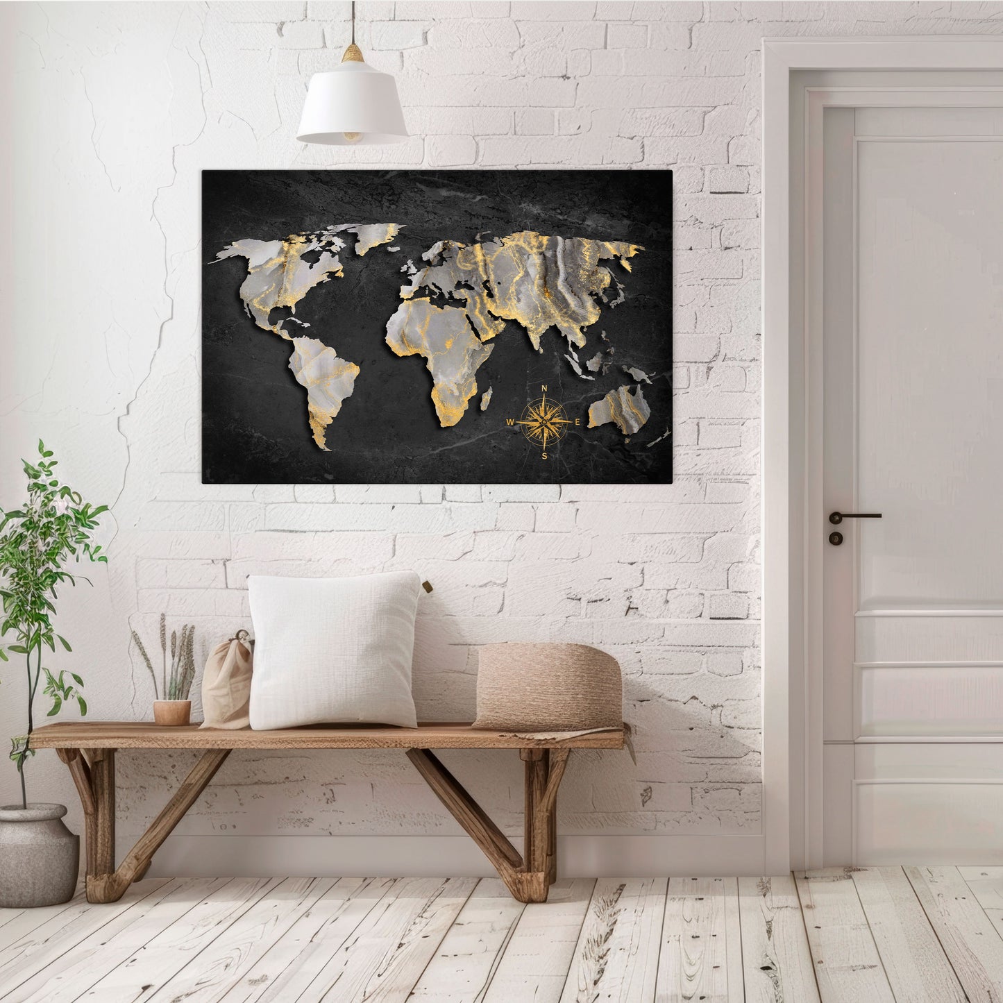 ELEGANT WORLDWIDE Stampa su tela orizzontale