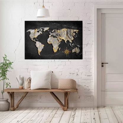 ELEGANT WORLDWIDE Stampa su tela orizzontale