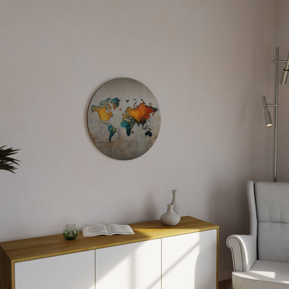 Sfumature globali esplorate Arte murale rotonda