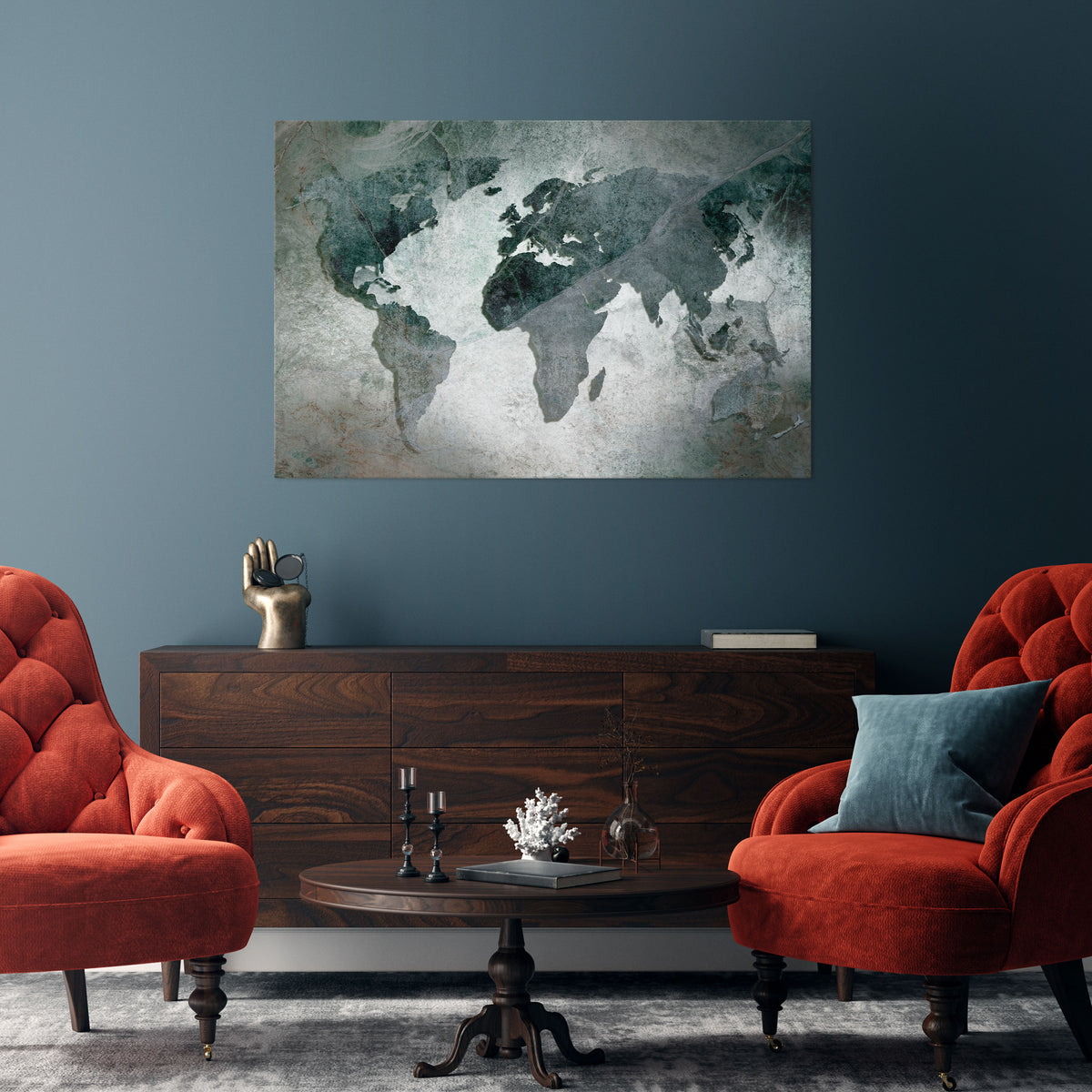 ECHOES OF EARTH Stampa su tela orizzontale