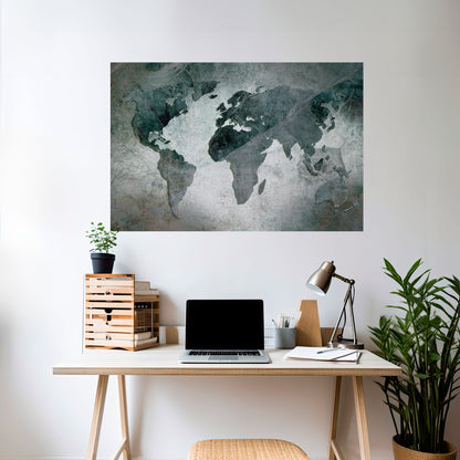 ECHOES OF EARTH Peel and Stick Horizontal Poster