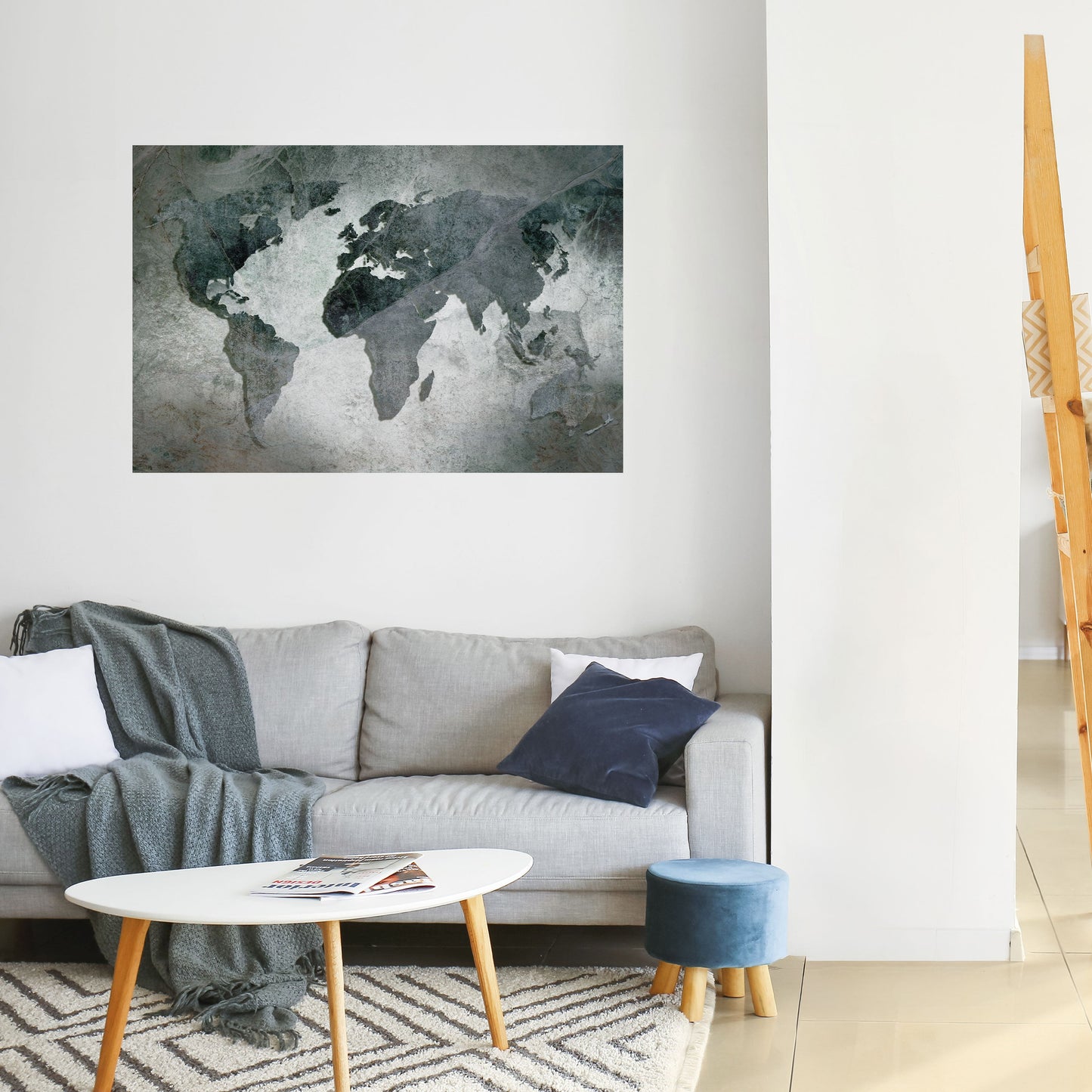 ECHOES OF EARTH Peel and Stick Horizontal Poster