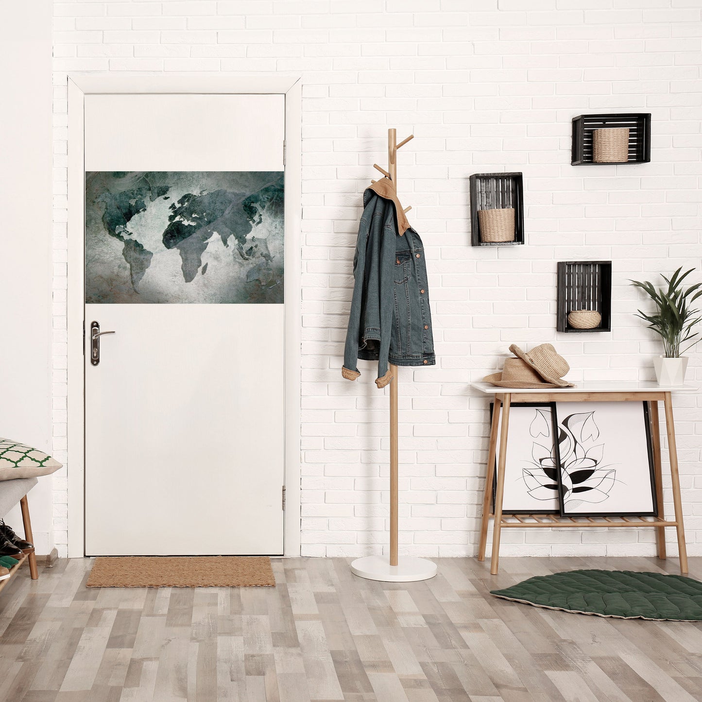 ECHOES OF EARTH Peel and Stick Horizontal Poster