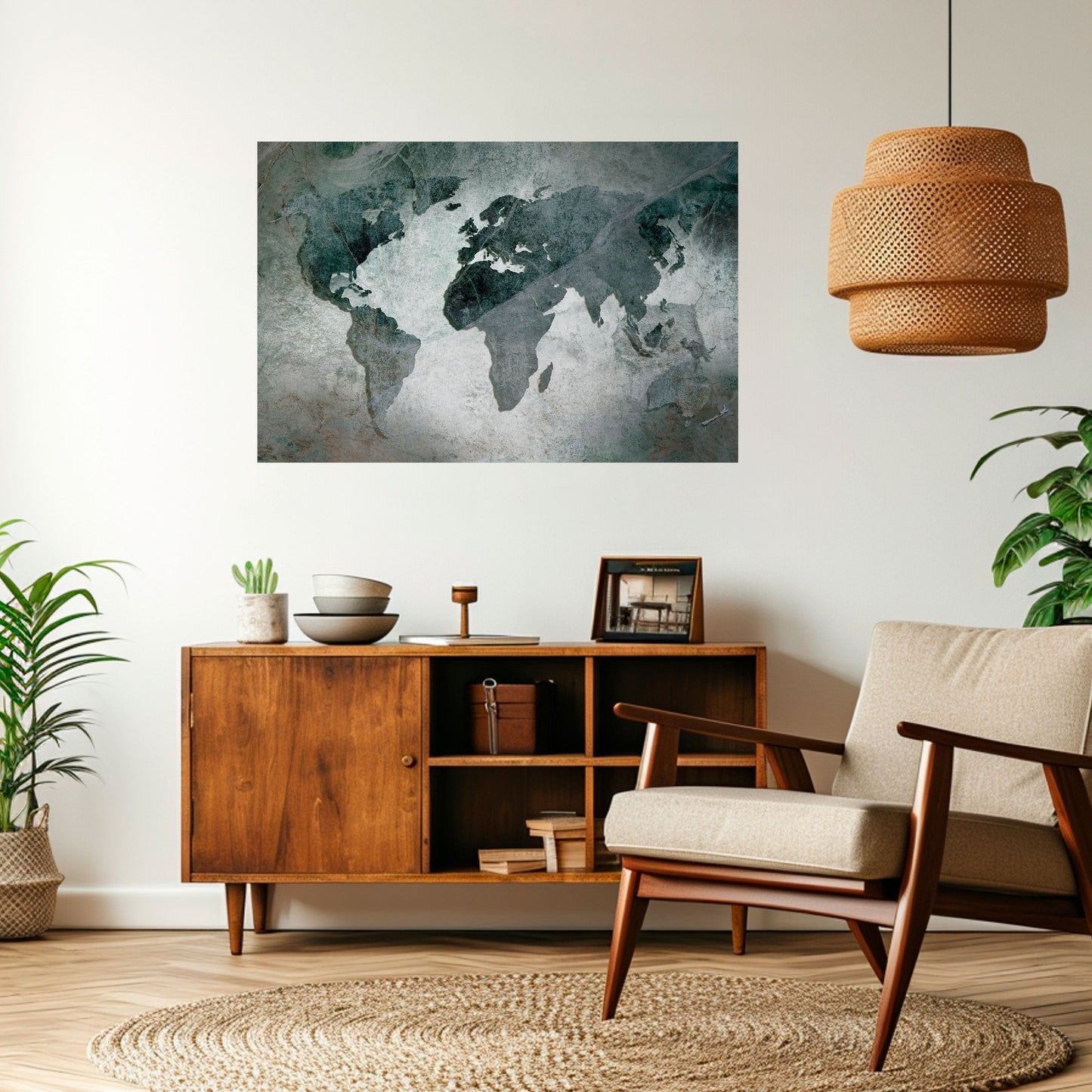 ECHOES OF EARTH Peel and Stick Horizontal Poster