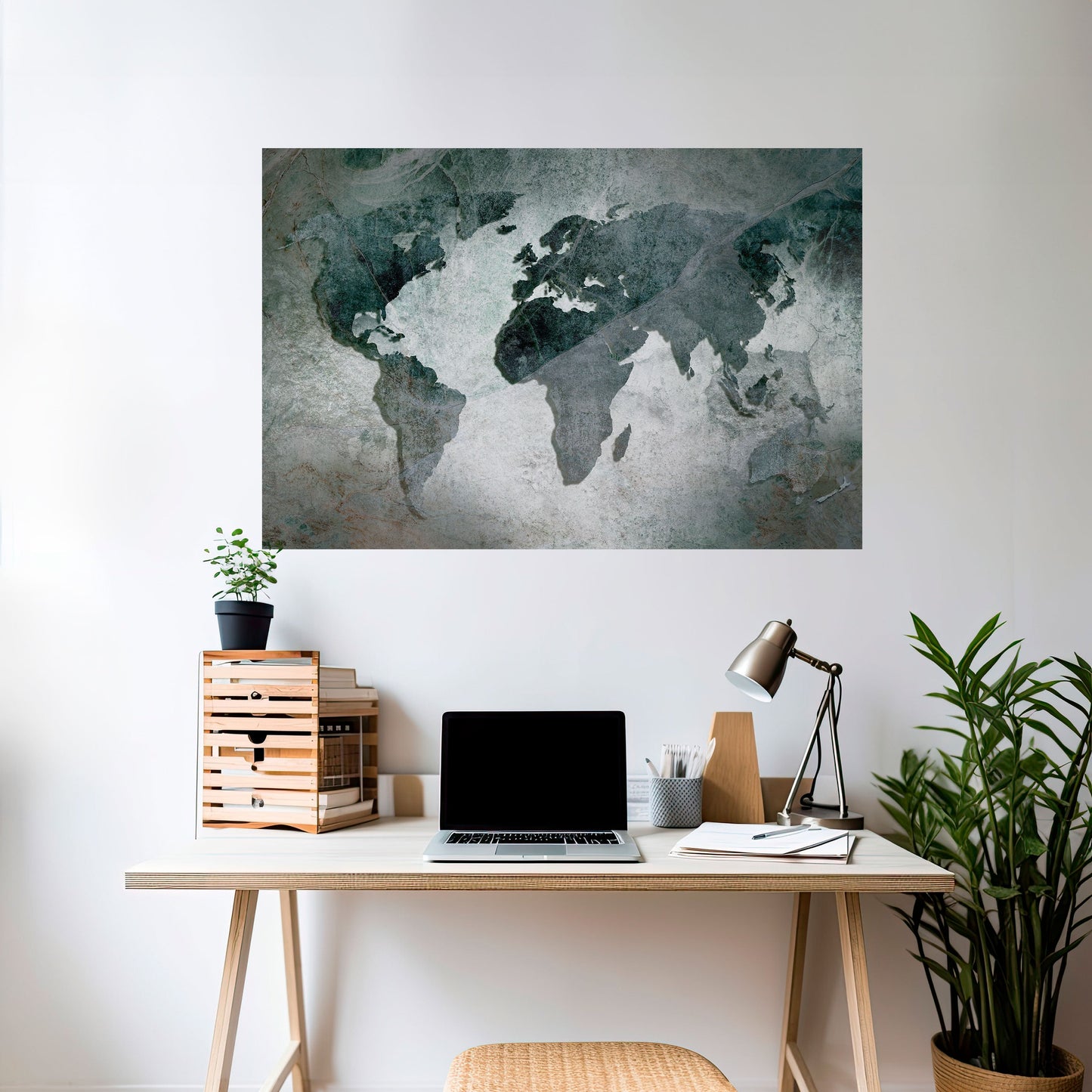 ECHOES OF EARTH Peel and Stick Horizontal Poster