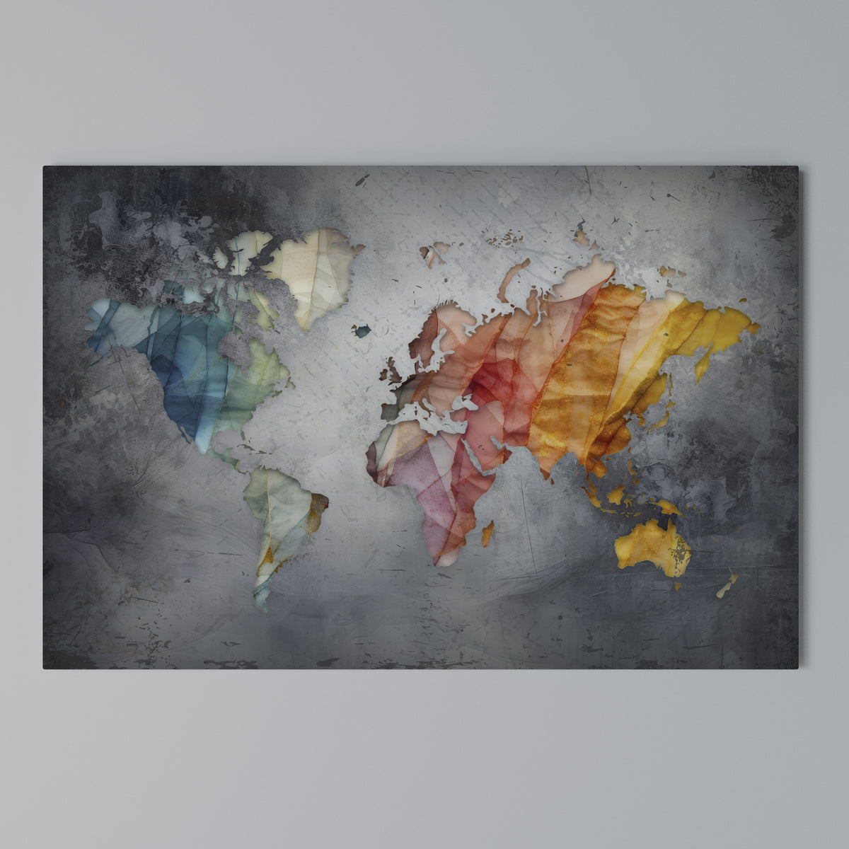 HARMONIOUS EARTH TONES Stampa su tela orizzontale