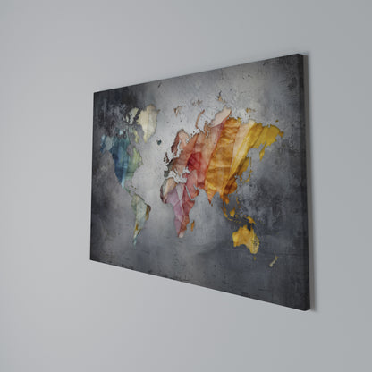 HARMONIOUS EARTH TONES Stampa su tela orizzontale