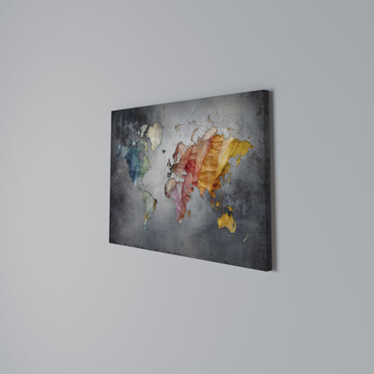 HARMONIOUS EARTH TONES Stampa su tela orizzontale