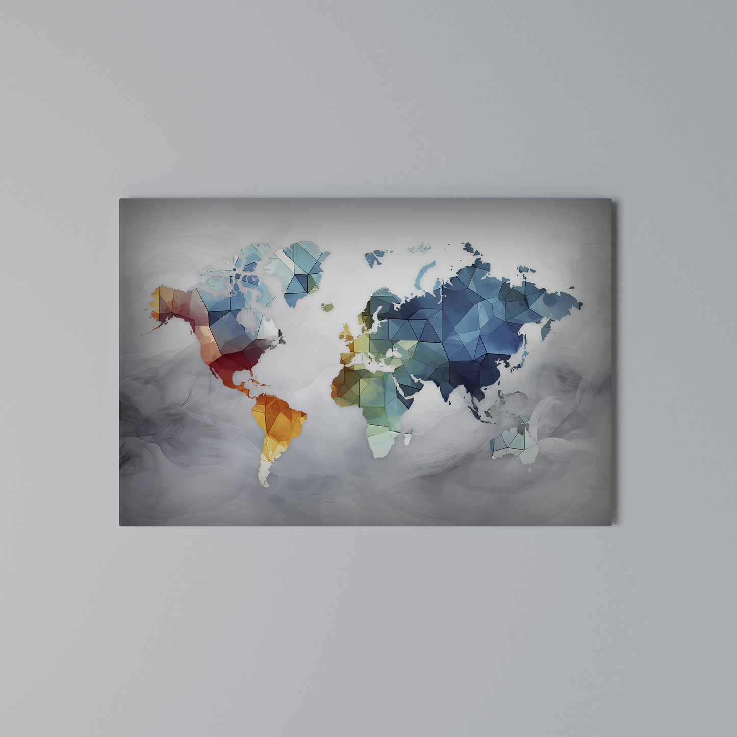 FACETED WORLDVIEW Stampa su tela orizzontale
