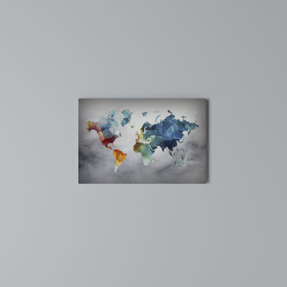 FACETED WORLDVIEW Stampa su tela orizzontale