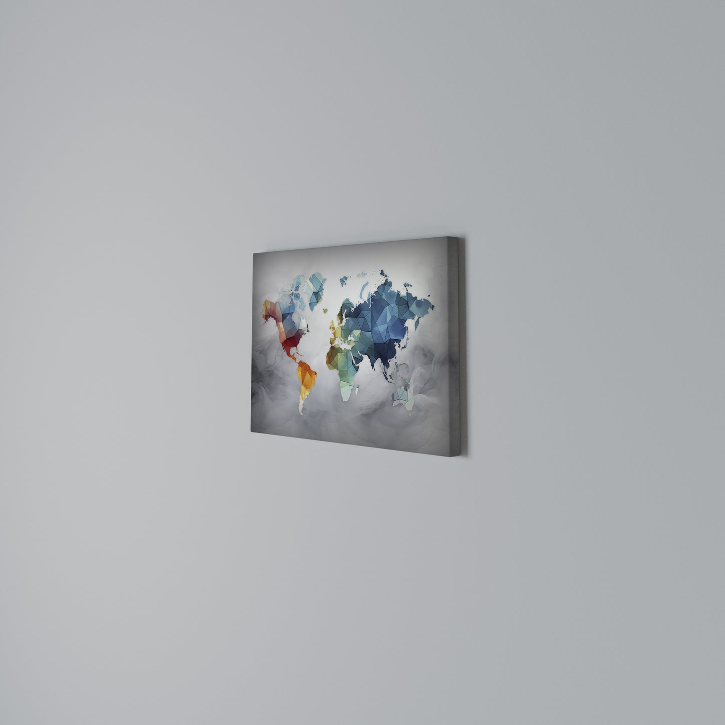 FACETED WORLDVIEW Stampa su tela orizzontale