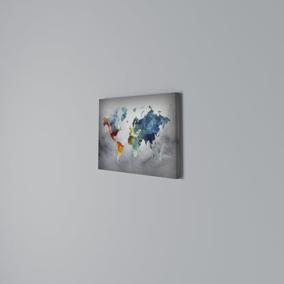 FACETED WORLDVIEW Stampa su tela orizzontale