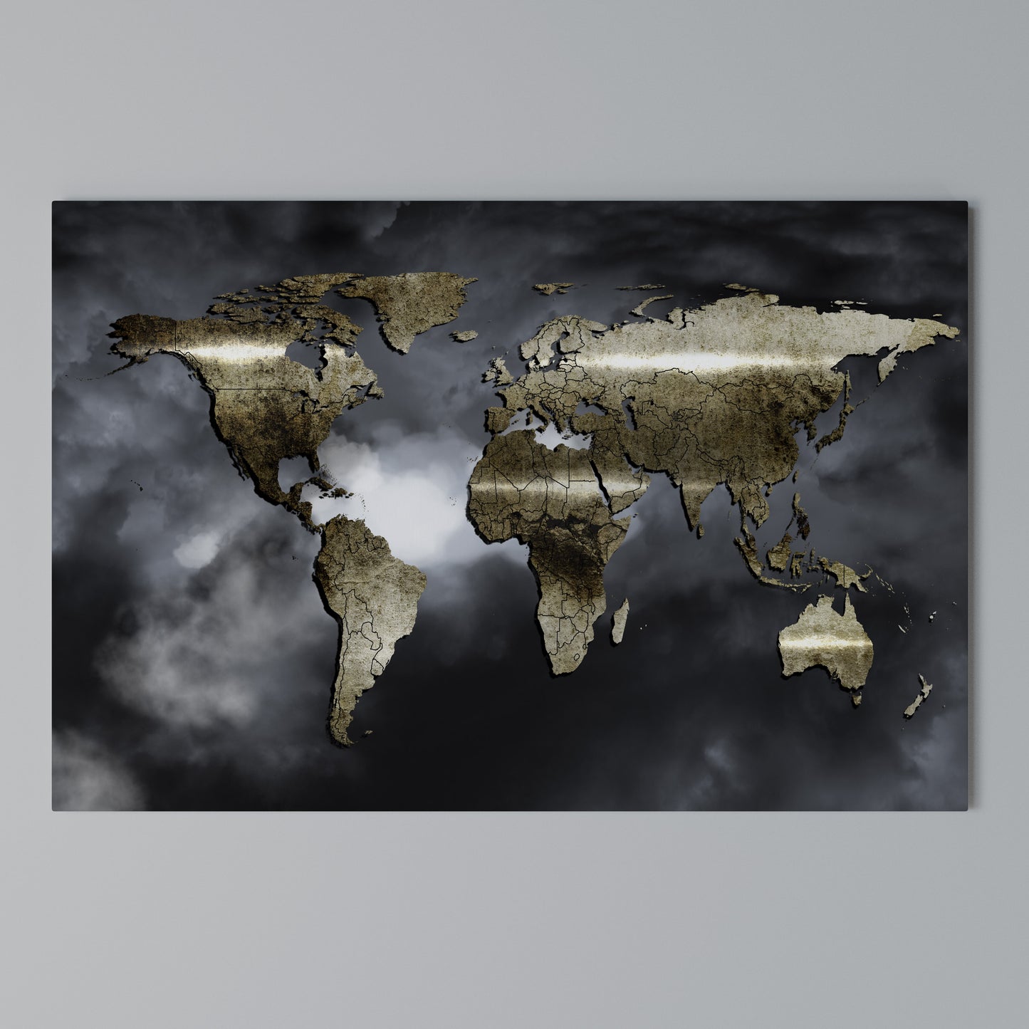 GOLDEN EARTH REVERIE Stampa su tela orizzontale