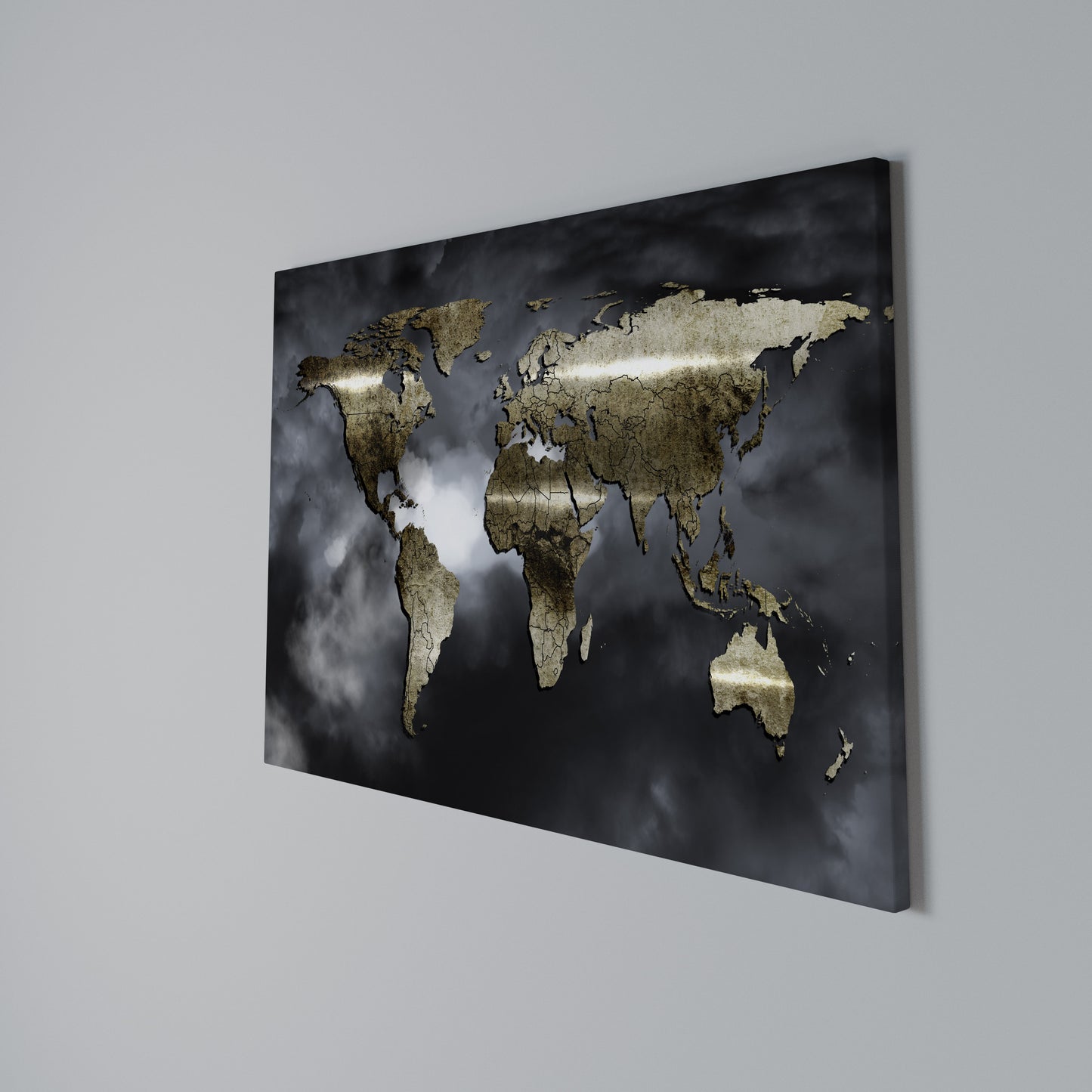 GOLDEN EARTH REVERIE Stampa su tela orizzontale