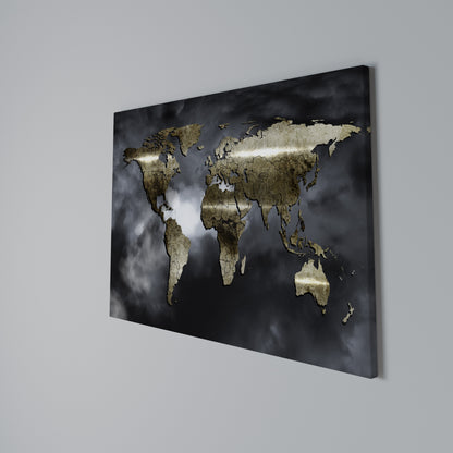GOLDEN EARTH REVERIE Stampa su tela orizzontale