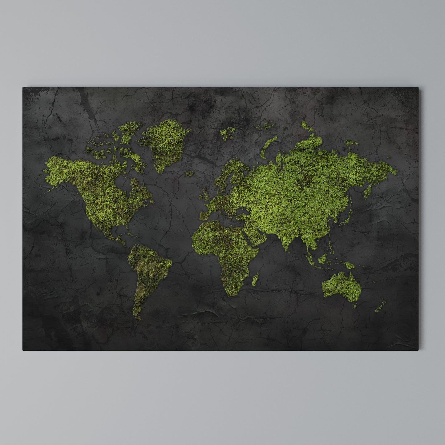GREENER LANDS EMBRACED Stampa su tela orizzontale