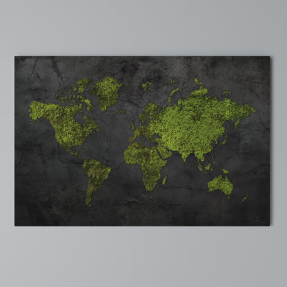 GREENER LANDS EMBRACED Stampa su tela orizzontale