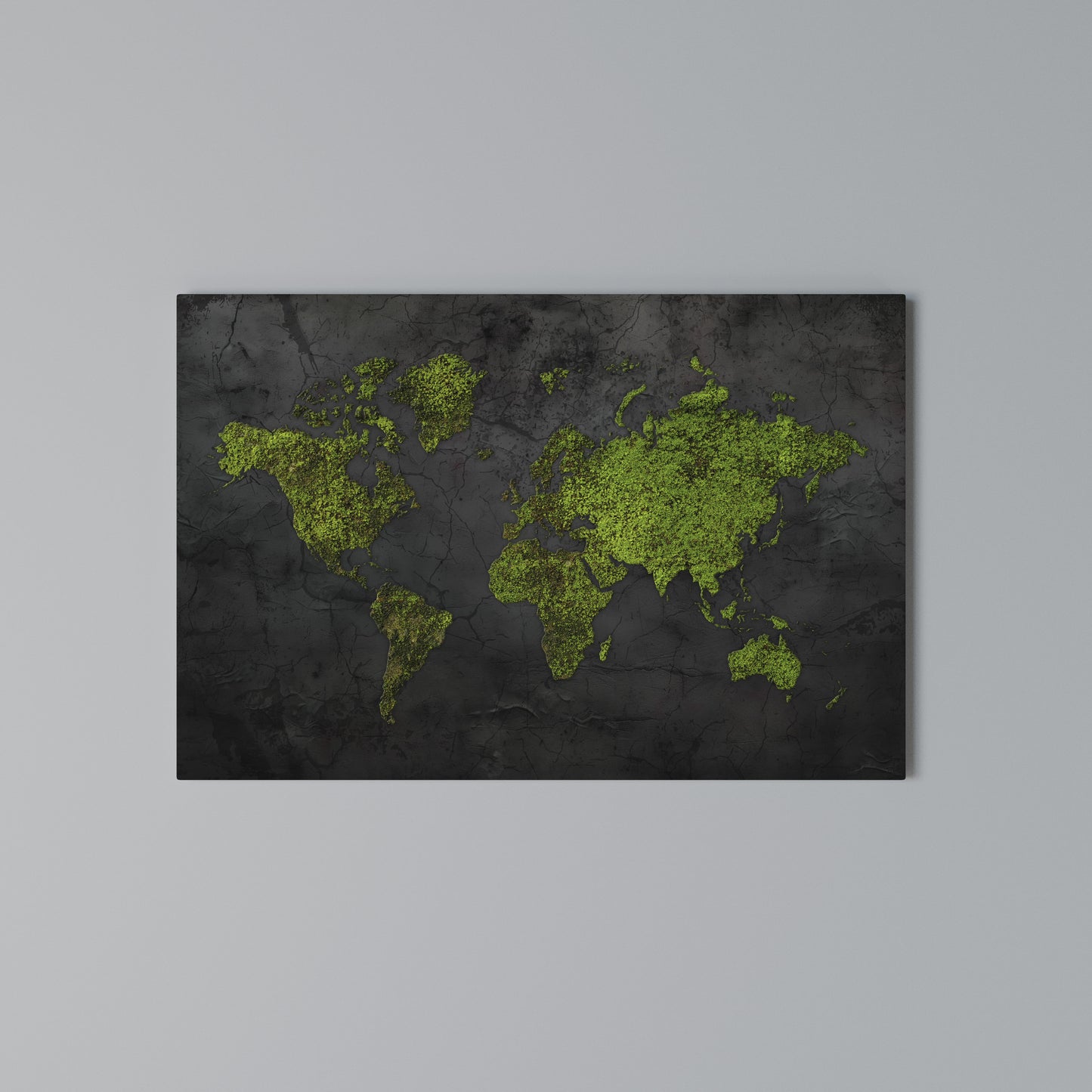 GREENER LANDS EMBRACED Stampa su tela orizzontale