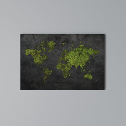 GREENER LANDS EMBRACED Stampa su tela orizzontale