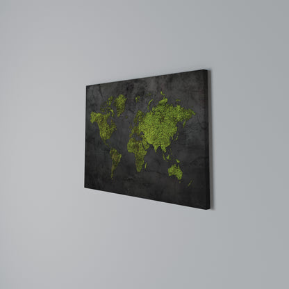 GREENER LANDS EMBRACED Stampa su tela orizzontale