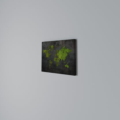 GREENER LANDS EMBRACED Stampa su tela orizzontale