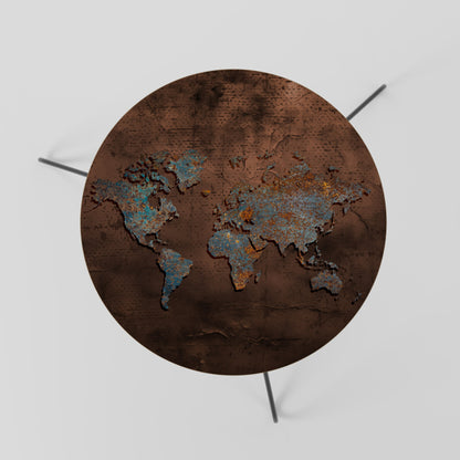 Tavolino da caffè MAPPA METALLICA DEI RICORDI 60