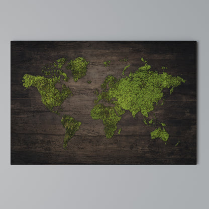 GREEN EARTH VISION Stampa su tela orizzontale
