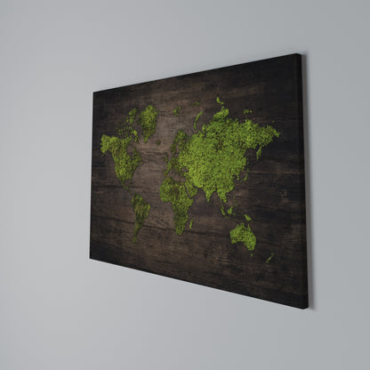 GREEN EARTH VISION Stampa su tela orizzontale