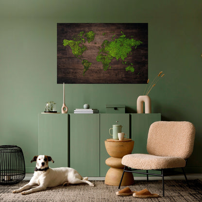 Poster orizzontale staccabile e attaccabile GREEN EARTH VISION