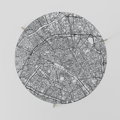 PIANTA DELLA CITTÀ DI PARIGI Tavolino da caffè 69